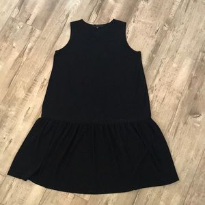 Black Drop Waist sleeveless dress